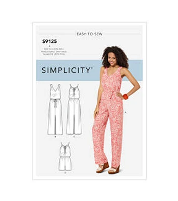 Simplicity S9125 Size XXS to 2XL Misses Dress Sewing Pattern