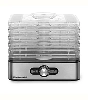 Elite Gourmet 5 Stainless Steel Tray Food Dehydrator w/ Temp Controls