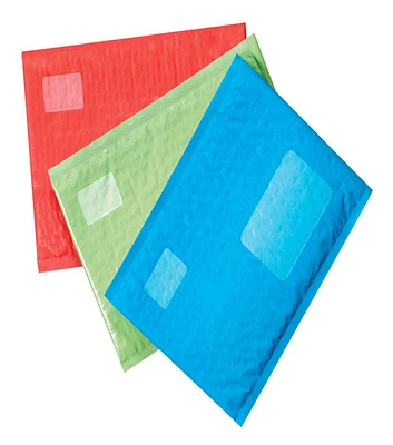 Scotch Color Plastic Bubble Mailers Sz 2