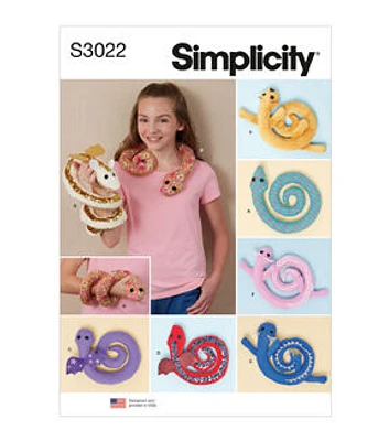 Simplicity S3022 Stuffed Animal Sewing Pattern