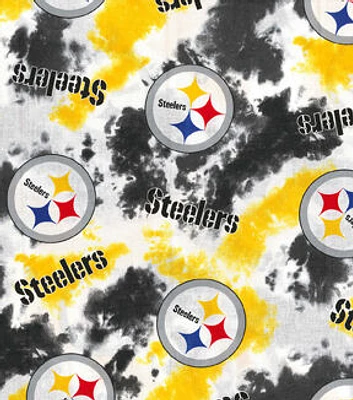 Fabric Traditions Pittsburgh Steelers Tie Dye NFL Cotton Fabric