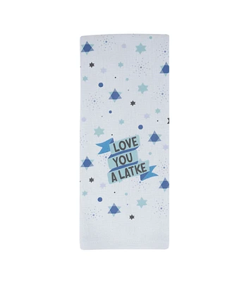 13" x 5" Hanukkah Love U A Latke Towel by Place & Time