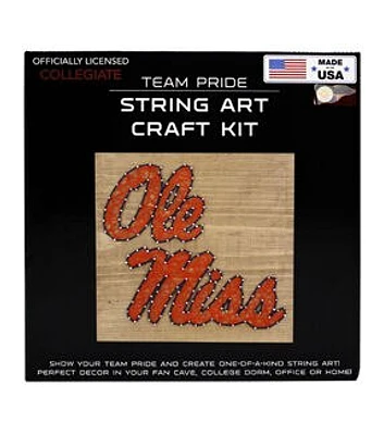 Sporticulture 11" Collegiate Mississippi Ole Miss String Art Kit