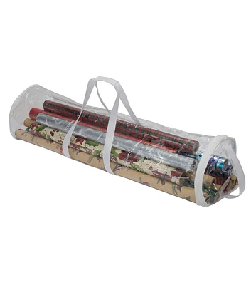 Simplify 30" Clear Wrapping Paper Storage Bag