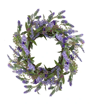 Northlight 18" Spring Purple Lavender Wreath