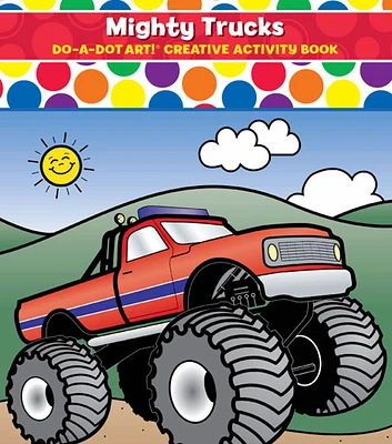 Do-A-Dot Art! 8.5" x 11" Mighty Trucks Creative Activity Book