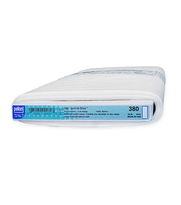 Pellon380 Soft N Stay, White, 20" width, by the yard