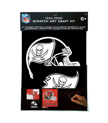 Sporticulture 2ct NFL Tampa Bay Buccaneers Scratch Art Kit