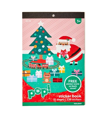 339pc Christmas Sticker Book 12 Sheet by POP!