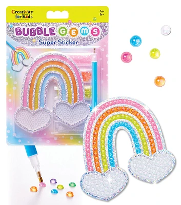 300pc Bubble Gems Rainbow Super Sticker Diamond Painting Kit