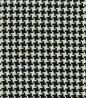 Onyx Rhea Houndstooth Jacquard Fabrics Swatch