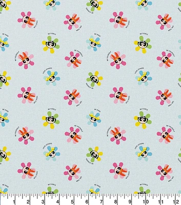 Power Puff Girls Flower Power Cotton Fabric