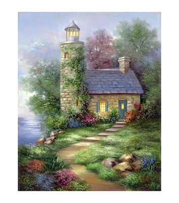 Acrylic Paint Your Own Masterpiece Kit 11''x14'' Romantic Lighthouse