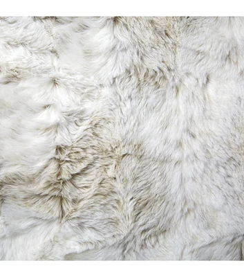 Snow Leopard Tan Faux Fur