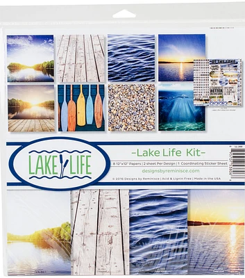 Reminisce Collection Kit 12"X12" Lake Life