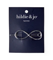 Silver Infinity Barrette by hildie & jo