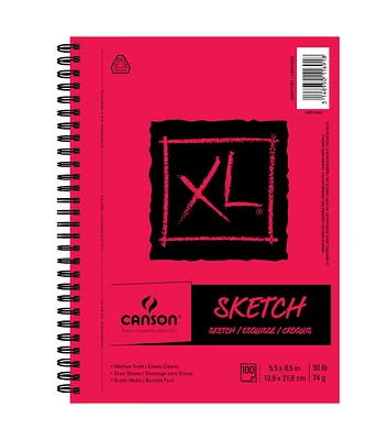 Canson XL Sketch Pad 5.5 x 8.5" 100 Sheets/Pad