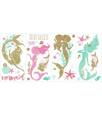 York Wallcoverings Wall Decals Mermaid