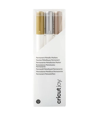 Cricut Joy 1mm Gold & Silver Permanent Metallic Markers 3ct