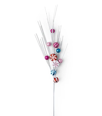 35.5" Christmas Ball Lollipop Stem by Bloom Room