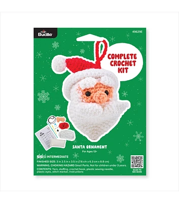 Bucilla 3" Christmas Santa Mini Amigurumi Kit