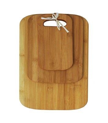 Oceanstar 3-Piece Bamboo Cutting Board Set