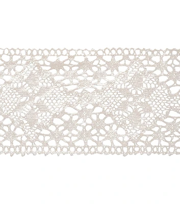 Simplicity Diamond Lace Trim Natural