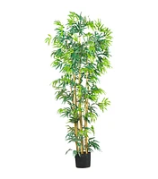 Nearly Natural 6ft. Bambusa Bamboo Silk Tree