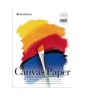 Strathmore Canvas Paper Pad 200 Series 9" x 12"