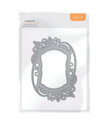 Tonic Studios 5" Floral Frame Die Set 2ct