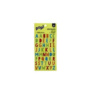 1 Sheet Alphabet Sticker Book by POP!