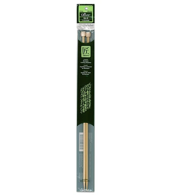 Clover 13" Bamboo Size Single Point Knitting Needle Set