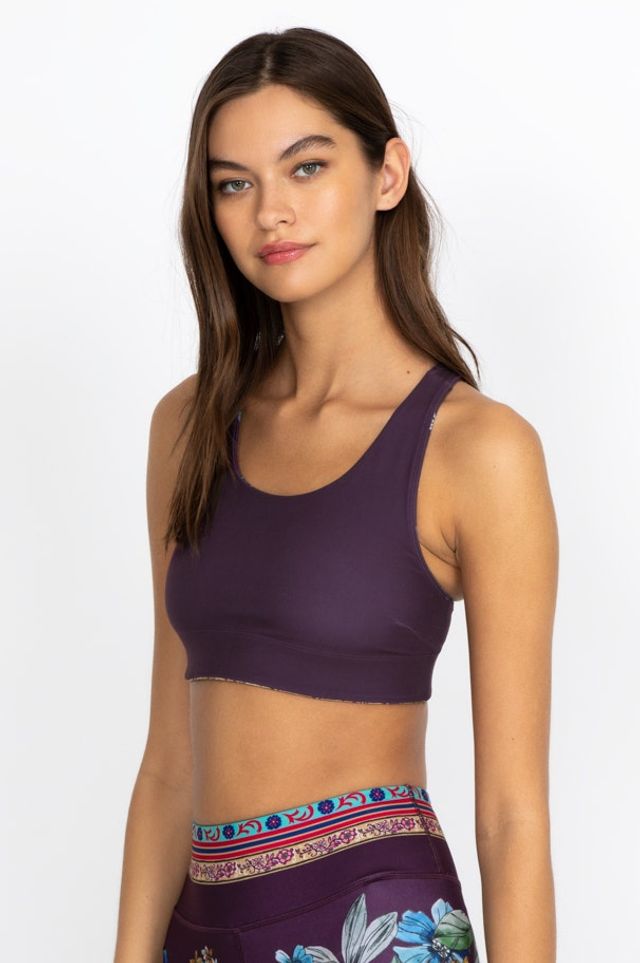 Lexi is wearing, 1) “lululemon Align Reversible Bra Light Support