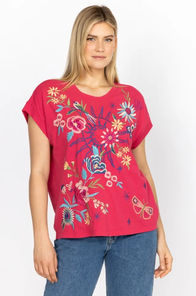 Johnny Was Plus Size Liliana Printed Silk Western Shirt