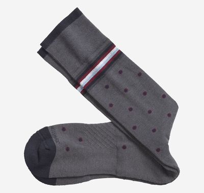 First Comfort Stripe Dot Socks