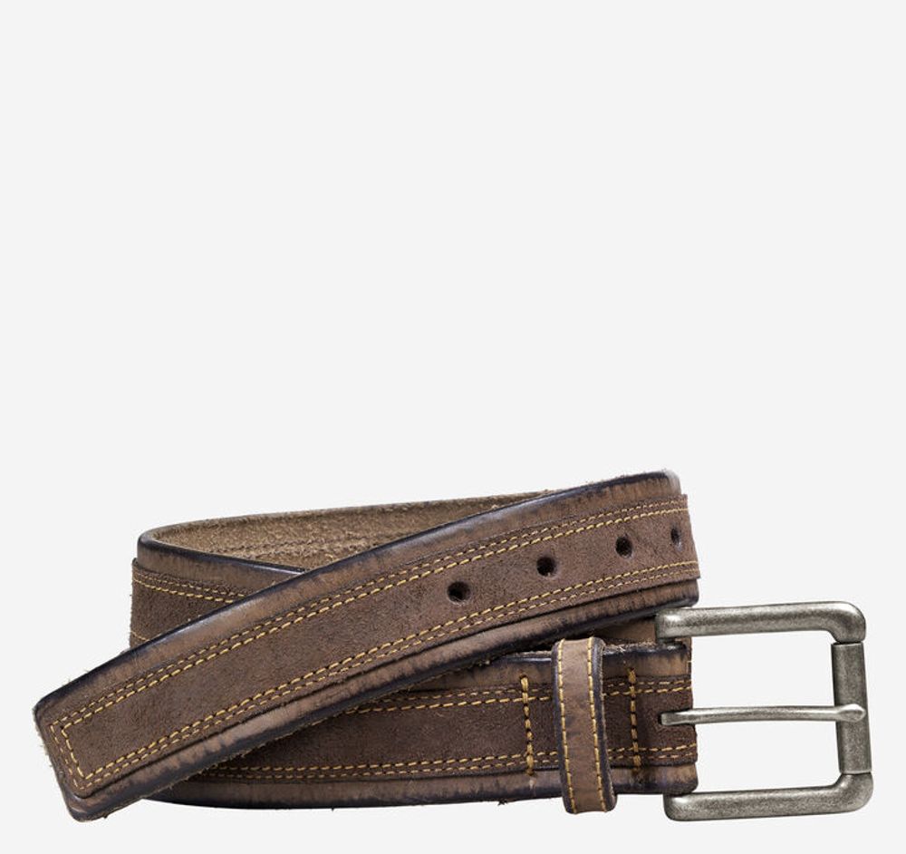 Suede Overlay Belt