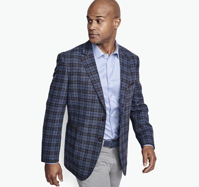 Murano Collezione Slim-Fit Performance Bi-Stretch Wool Blend Suit Separates  Blazer