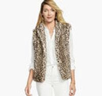 Faux-Fur Leopard Vest