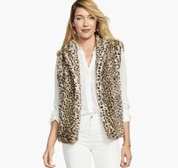 Faux-Fur Leopard Vest