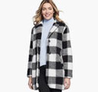 Plaid Teddy Coat