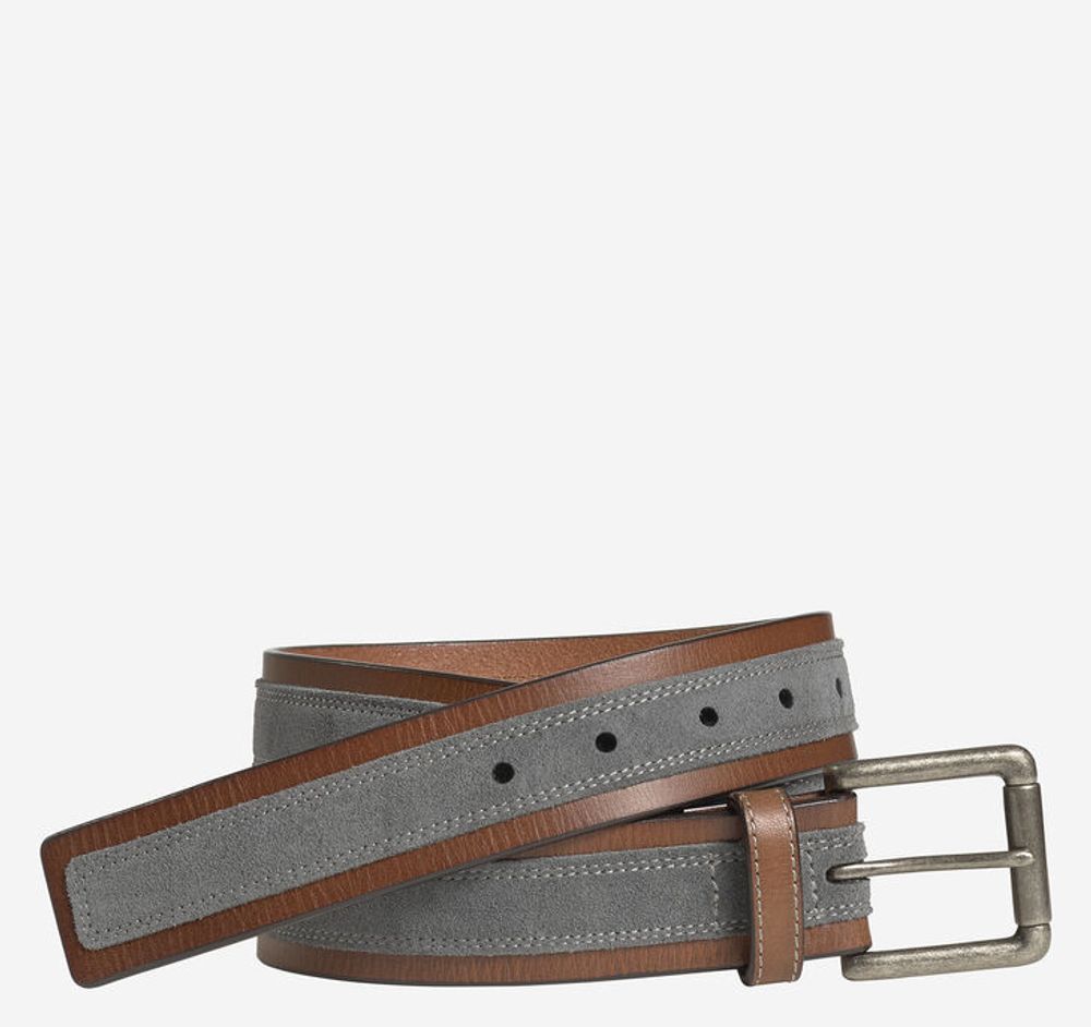 Suede Overlay Belt