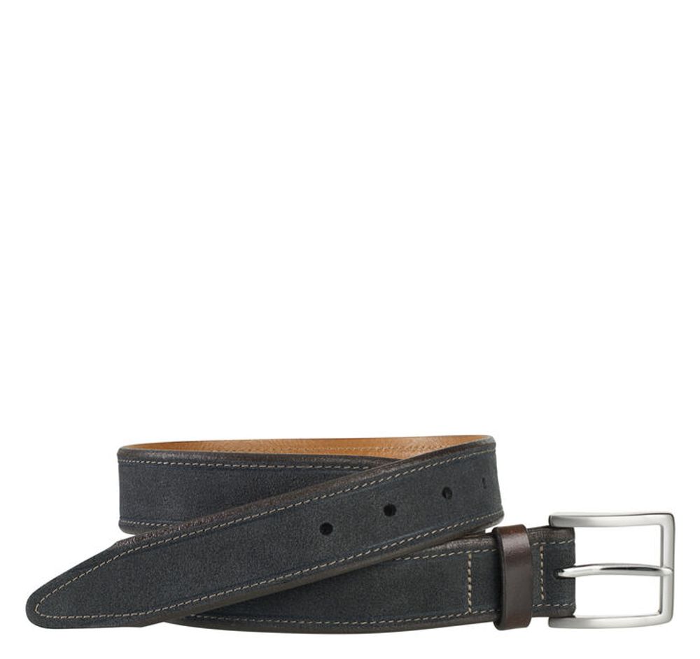 Stitched Suede Belt