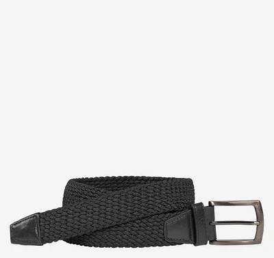 Woven Stretch-Knit Belt