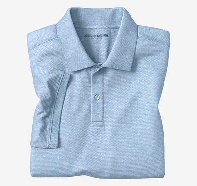 Textured Print Polo