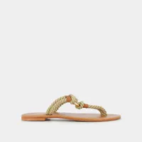 Flip-flop style sandals with loop
