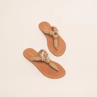 Flip-flop style sandals with loop