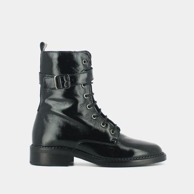 Jonak Lace Up Boots With Side Buckle Les Terrasses Du Port Jonak Lace Up Boots With Side Buckle Les Terrasses Du Port