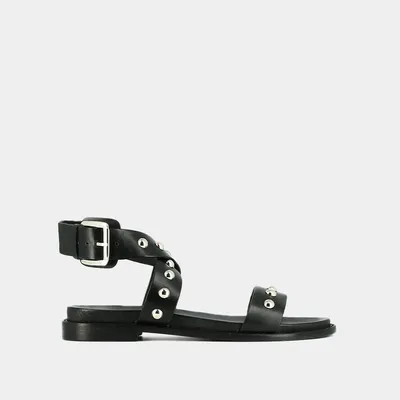 Cross-strap sandals