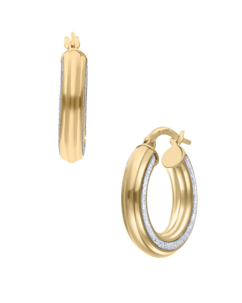 Arracadas De Oro Amarillo 14K