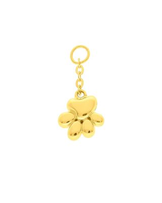 Charm colgante de huellita en oro